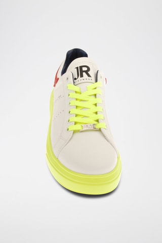 Sneakers en cuir - Blanc et noir