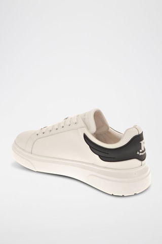 Sneakers en cuir - Blanc et noir