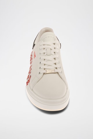 Sneakers en cuir - Blanc et noir