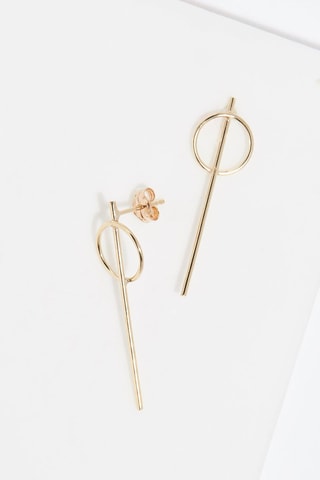 Boucles d'oreilles Epées - Or jaune