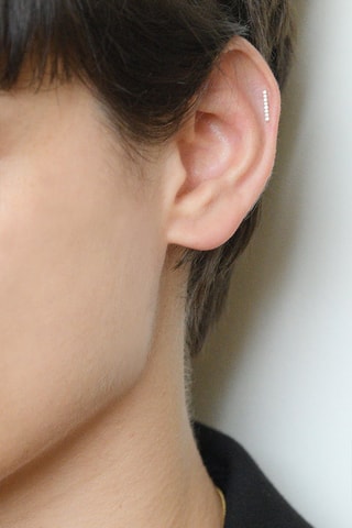 Puce de cartilage Lena Or jaune