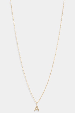 Pendentif Lettre A Or Jaune