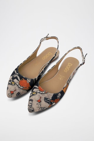 Ballerines cuir vegan  Supper - Multicolore
