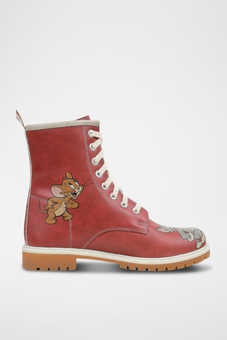 Bottines en cuir vegan Tom et Jerry Warner Bros  - Multicolore