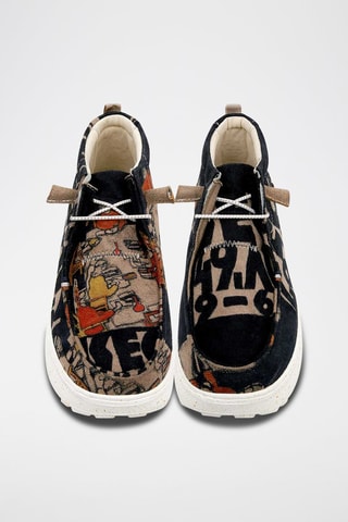 Derbys plateformes en cuir vegan Nova  - Multicolore