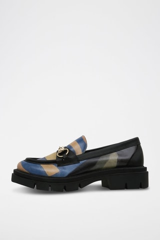 Mocassins en cuir vegan Window  - Multicolore