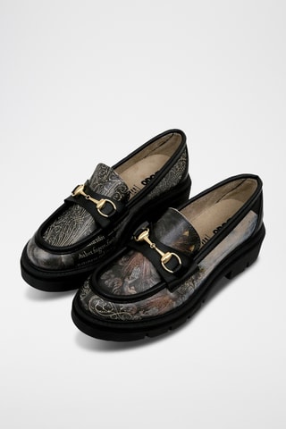 Mocassins en cuir vegan Cindy  - Multicolore