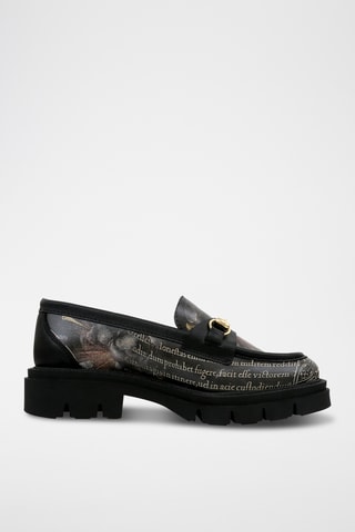 Mocassins en cuir vegan Cindy  - Multicolore