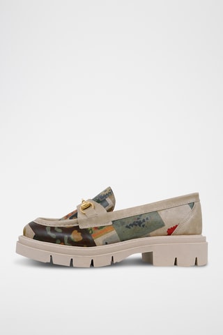 Mocassins en cuir vegan Cindy  - Multicolore
