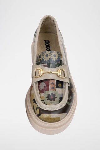 Mocassins en cuir vegan Cindy  - Multicolore