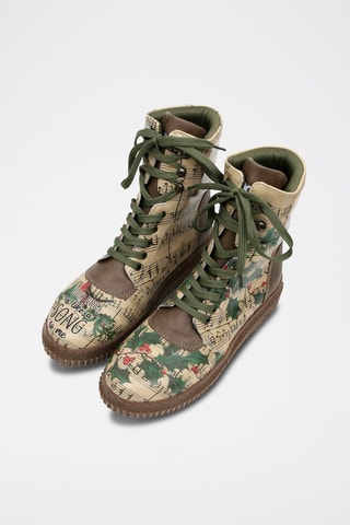 Bottines Your Voice Is Like A Song To Me  - Multicolore