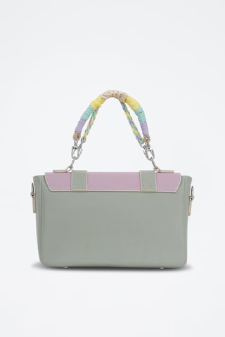 Sac à main en cuir vegan Sun  - Multicolore