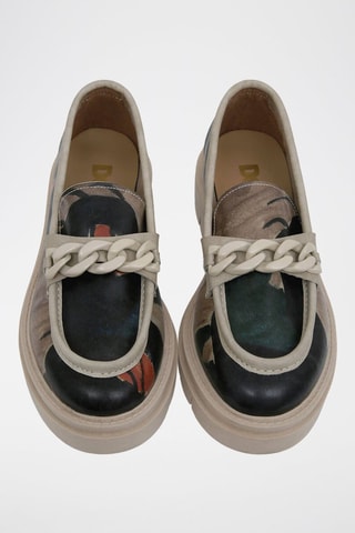 Mocassins en cuir vegan Petals - Multicolore