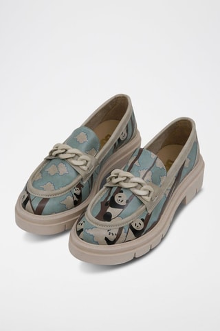 Mocassins en cuir vegan Panda Hug  - Multicolore