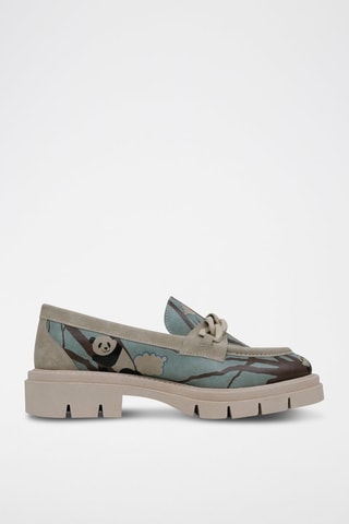 Mocassins en cuir vegan Panda Hug  - Multicolore