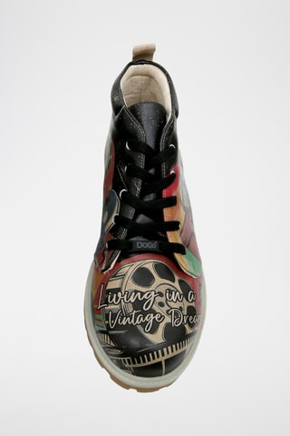 Boots en cuir vegan Men Short - Multicolore