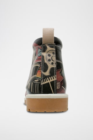 Boots en cuir vegan Men Short - Multicolore