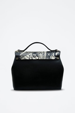 Sac bandoulière en cuir vegan  - Multicolore