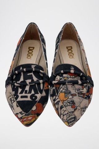 Ballerines en cuir vegan Supper - Multicolore