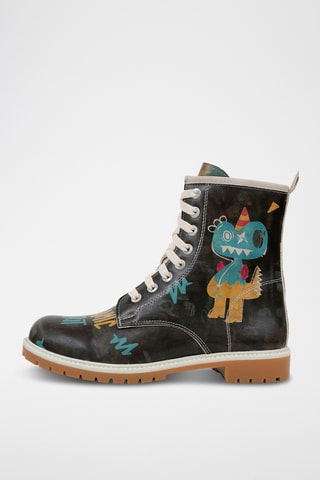 Bottines en cuir vegan Long  - Multicolore