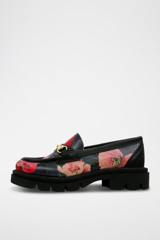 Mocassins en cuir vegan Cindy  - Multicolore