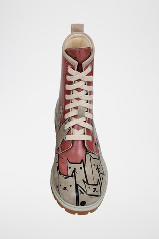 Bottines en cuir vegan Long  - Multicolore