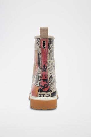 Bottines en cuir vegan Long  - Multicolore