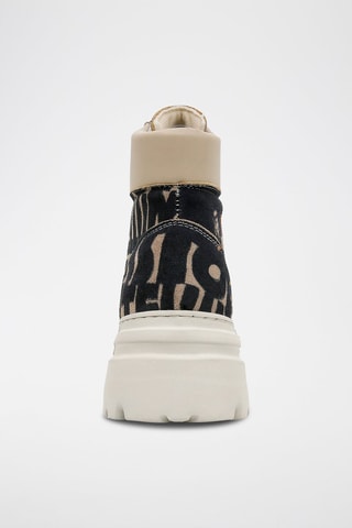 Bottines plateformes en cuir vegan Supper  - Multicolore