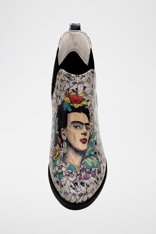 Bottines Chelsea en cuir vegan Frida Kahlo  - Multicolore