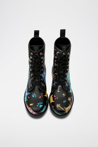 Bottines Cat Lovers - Multicolore