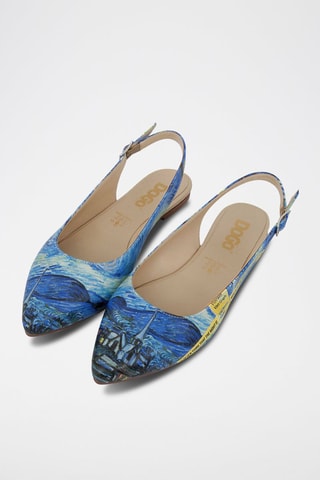 Ballerines Vincent Van Gogh The Starry Night  - Multicolore