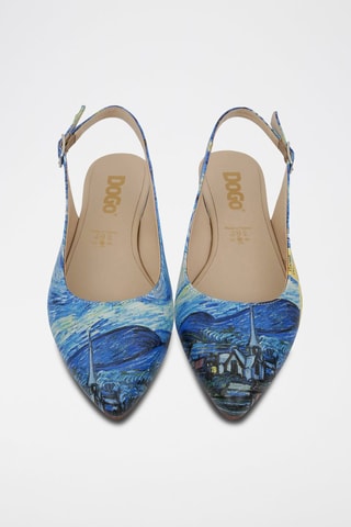 Ballerines Vincent Van Gogh The Starry Night  - Multicolore
