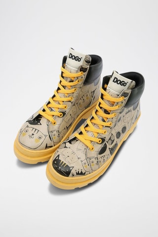 Bottines MonoChrome Cats - Multicolore