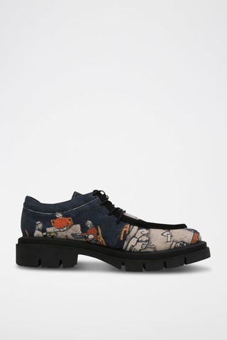 Derbys en cuir vegan Supper - Multicolore