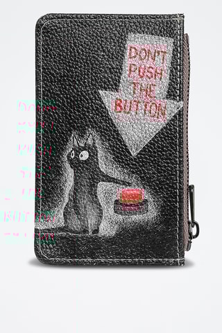 Porte-monnaie en cuir vegan - Multicolore