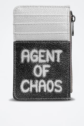 Porte-monnaie en cuir vegan - Multicolore