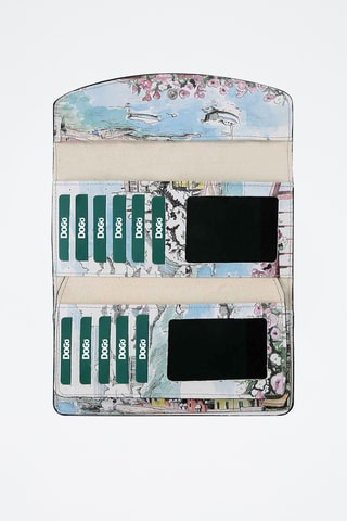 Compagnon en cuir vegan Mira  - Multicolore