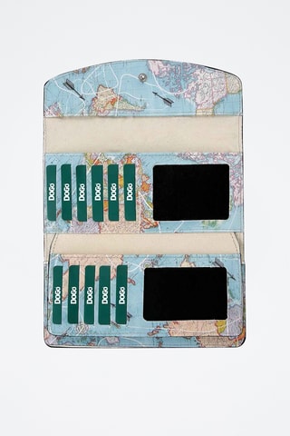 Compagnon en cuir vegan Mira  - Multicolore