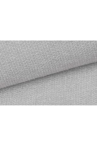 Canapé droit Nuvola - Gris clair - 3 places - Tissu structuré