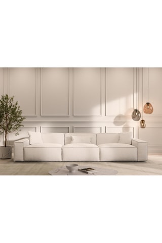 Canapé Lionel - Blanc - 4 places