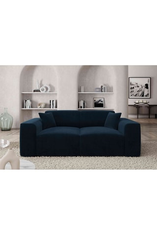 Canapé droit Lenova Bleu foncé