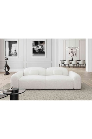 Canapé droit Labucca  Blanc