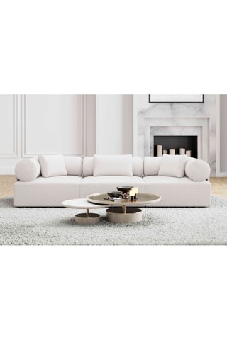 Canapé droit Ragusa Blanc