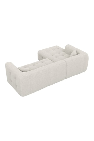 Canapé d'angle gauche Baloo Blanc