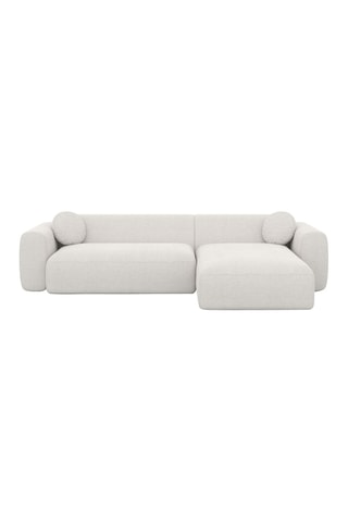 Canapé d'angle droit Moloko - Blanc
