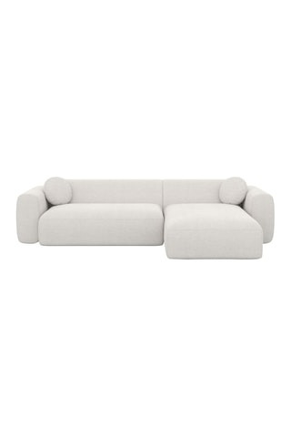 Canapé d'angle droit Moloko - Blanc