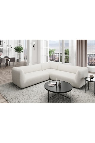 Canapé d'angle Leroy - Blanc