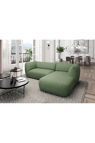 Canapé d'angle droit Leroy - Vert