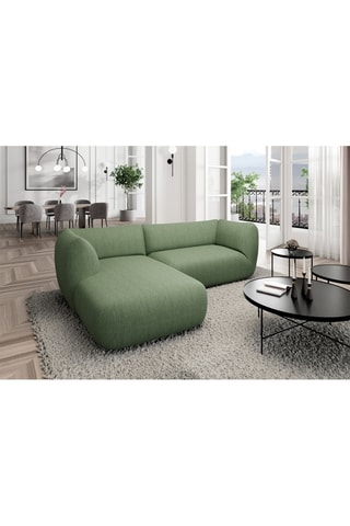 Canapé d'angle gauche Leroy - Vert