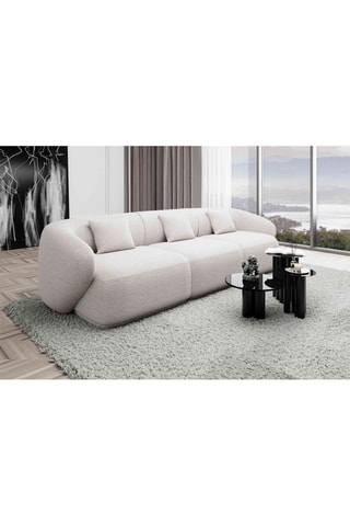 Canapé droit Maitano Blanc
